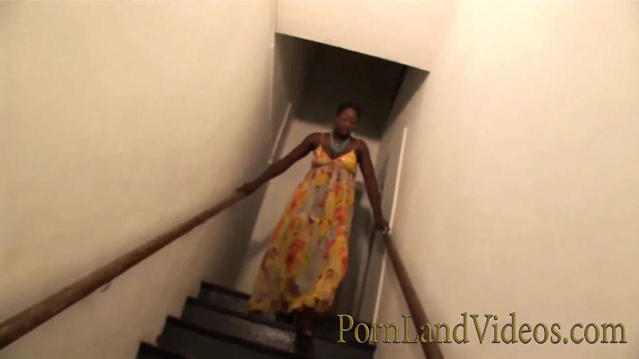Chubby black girl with big tits gets a big cock