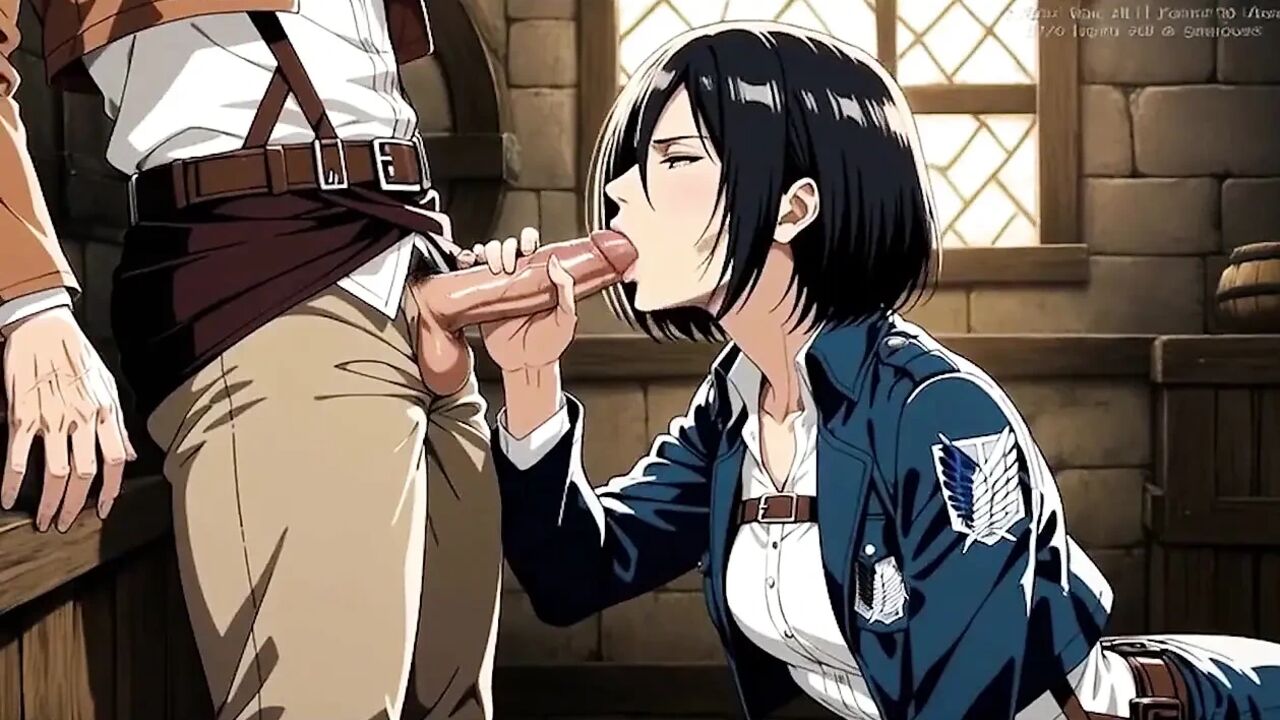 Eren Gave Mikasa Ackerman Oral Sex and Fucked Her