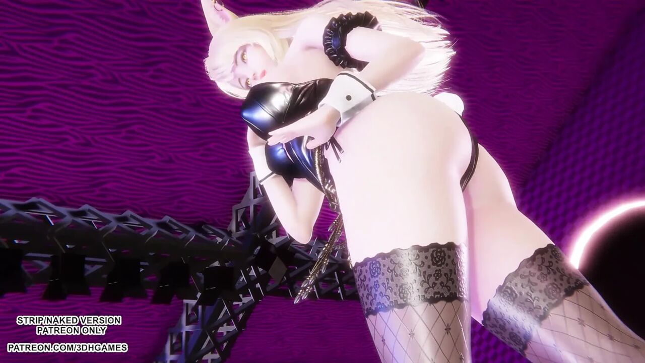 MMD HELLOVENUS - StickySticky Ahri Sexy Kpop Dance League of Legends Hentai Uncensored 4K 60FPS