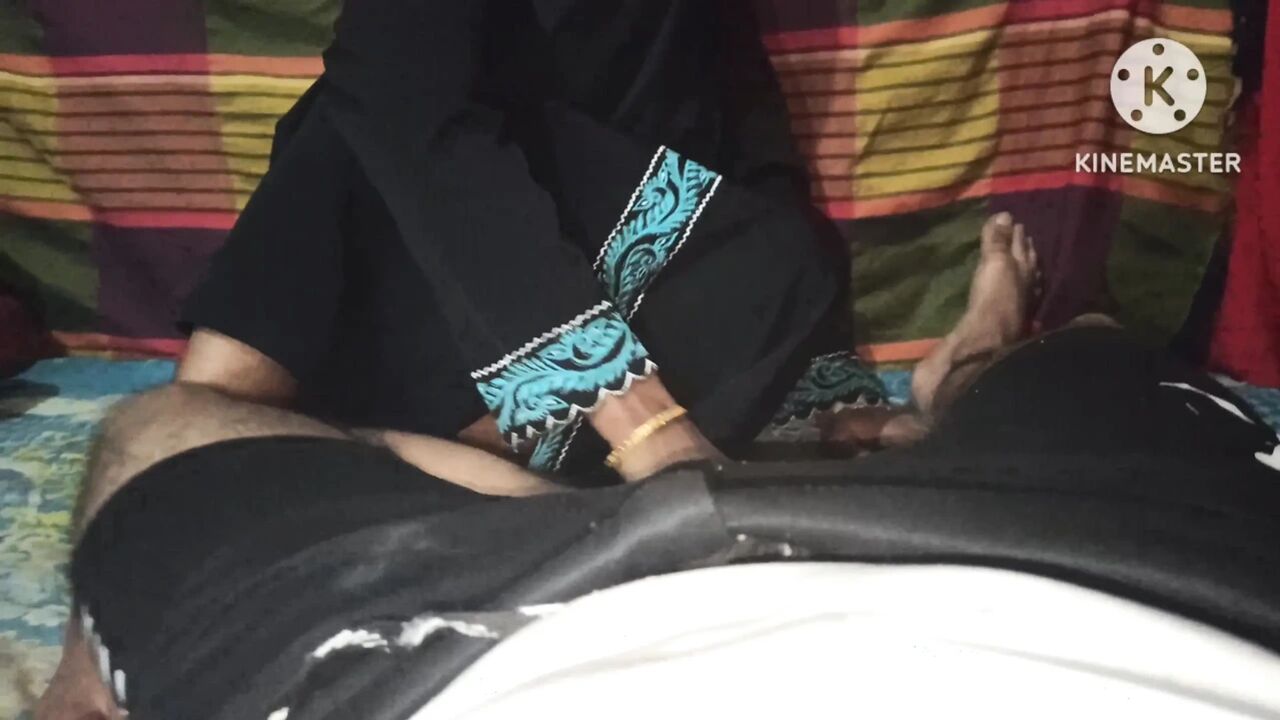 village Muslim abnormal video real cheating on husband and romantic affairs making home