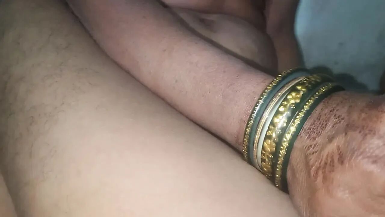 Newly married Desi sucks her young porn