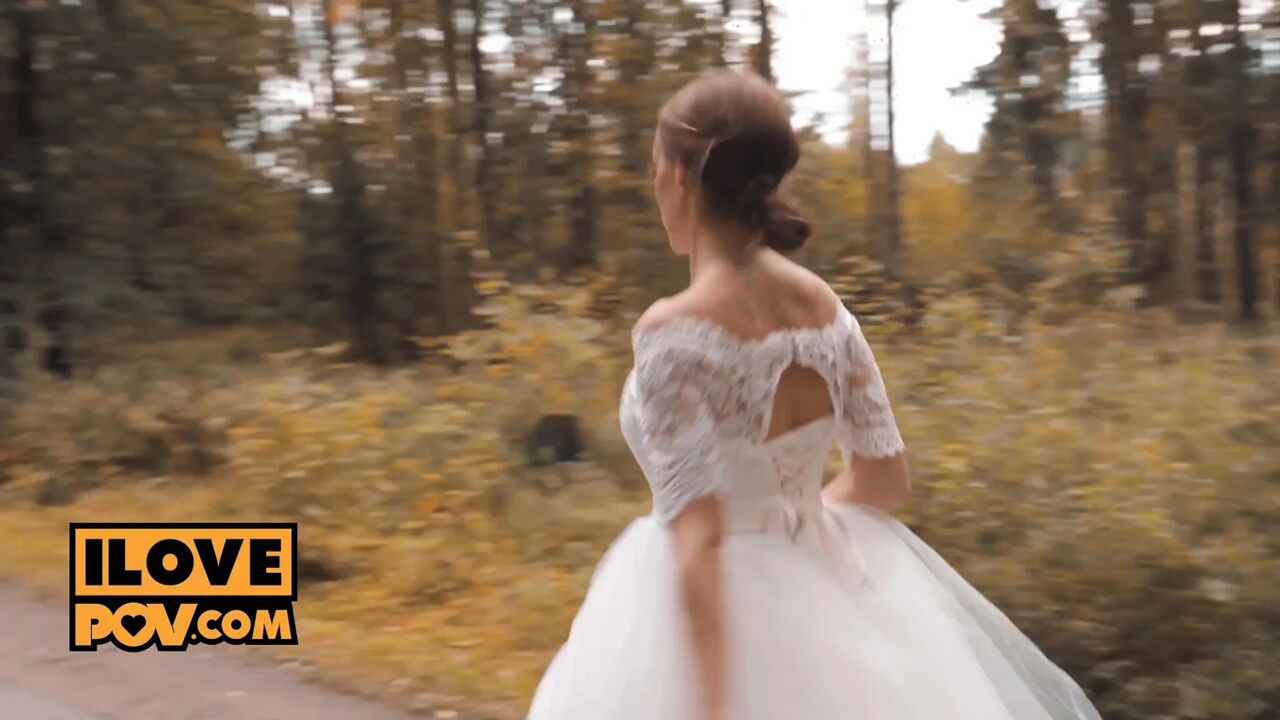 POV - Luxury Girl Fucking a Stranger After Fleeing Her Wedding