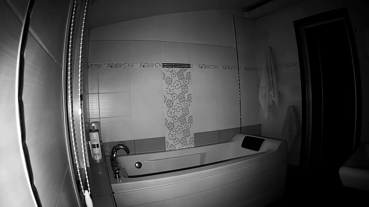 Stella Prepares to Take a Bath in the Bathroom – Real Amateur Voyeur Scene