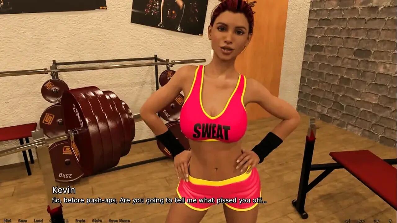 Where the heart is: guy and a naughty sexy girl in the gym ep.14