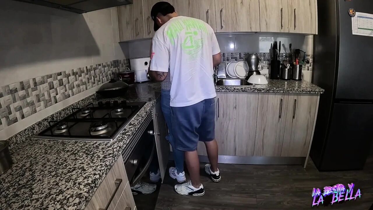 I Fuck My Friend's Boyfriend in the Kitchen Cum Feet