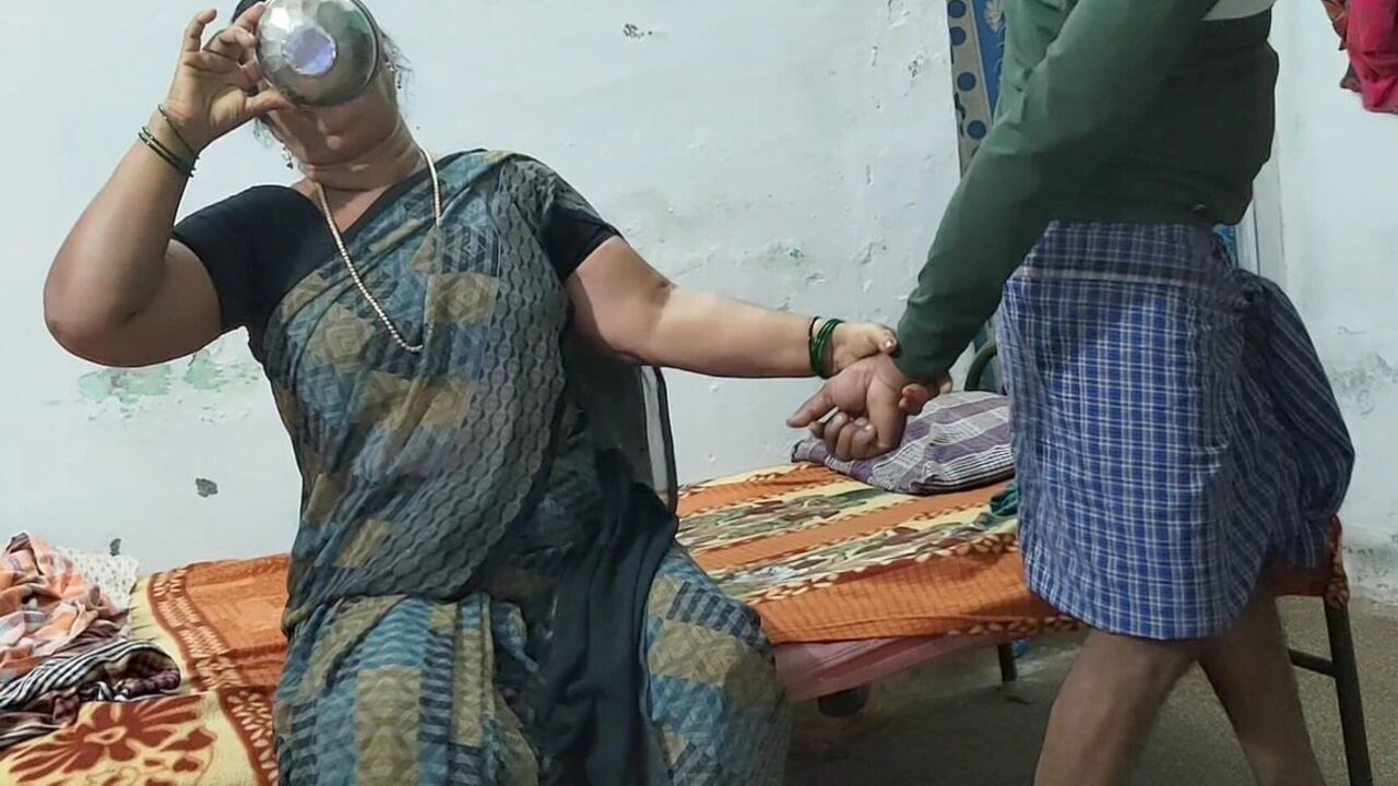 I Dominated My Stepmother While She Was Drinking Coffee and Had Sex.