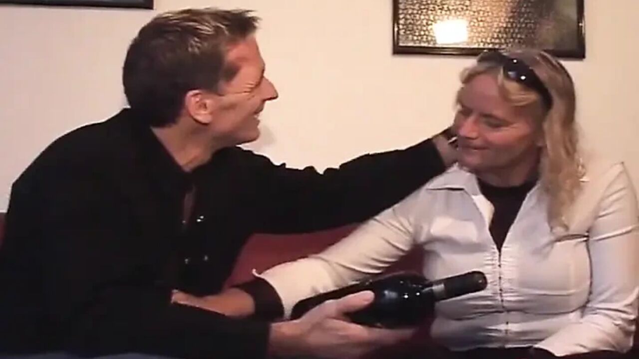Blonde Lady From France Riding Cock on Homemade Casting