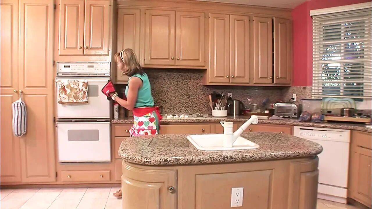 She Takes the Big Hard Cock in the Kitchen!