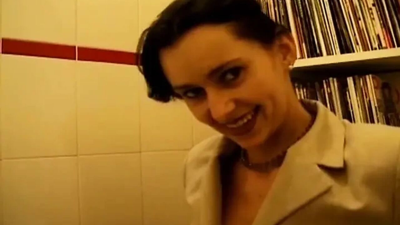 Perfect French babe takes dick in both holes