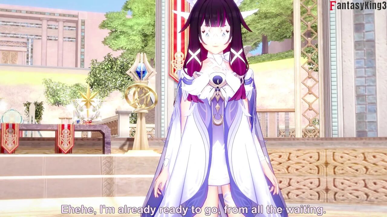 Columbina blowjob - Genshin Impact