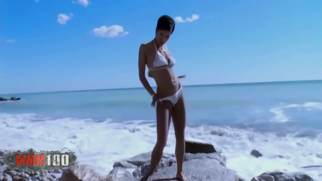 Canele: Arabian Removing Her Clothes by the Beach