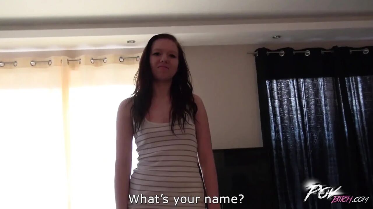 First audition for silent non experienced sexy girl