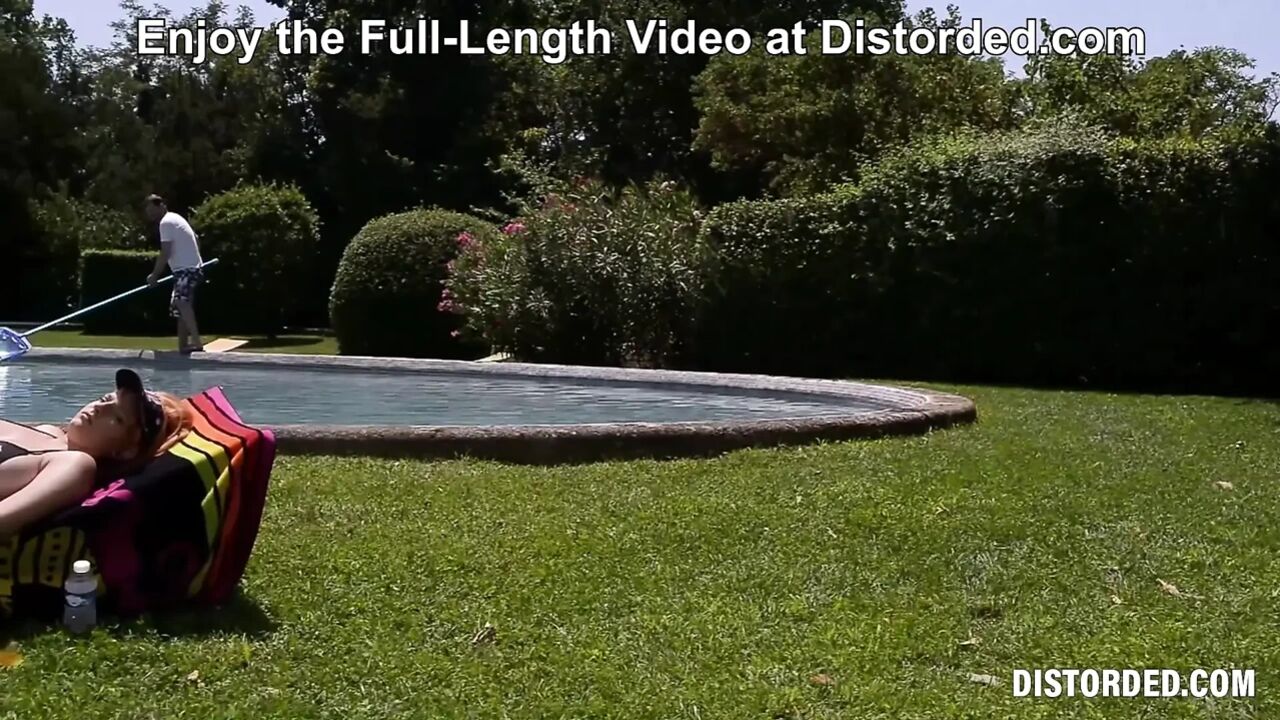 Pornstar Lola Fauve takes it Deep in the Pool at Distorded