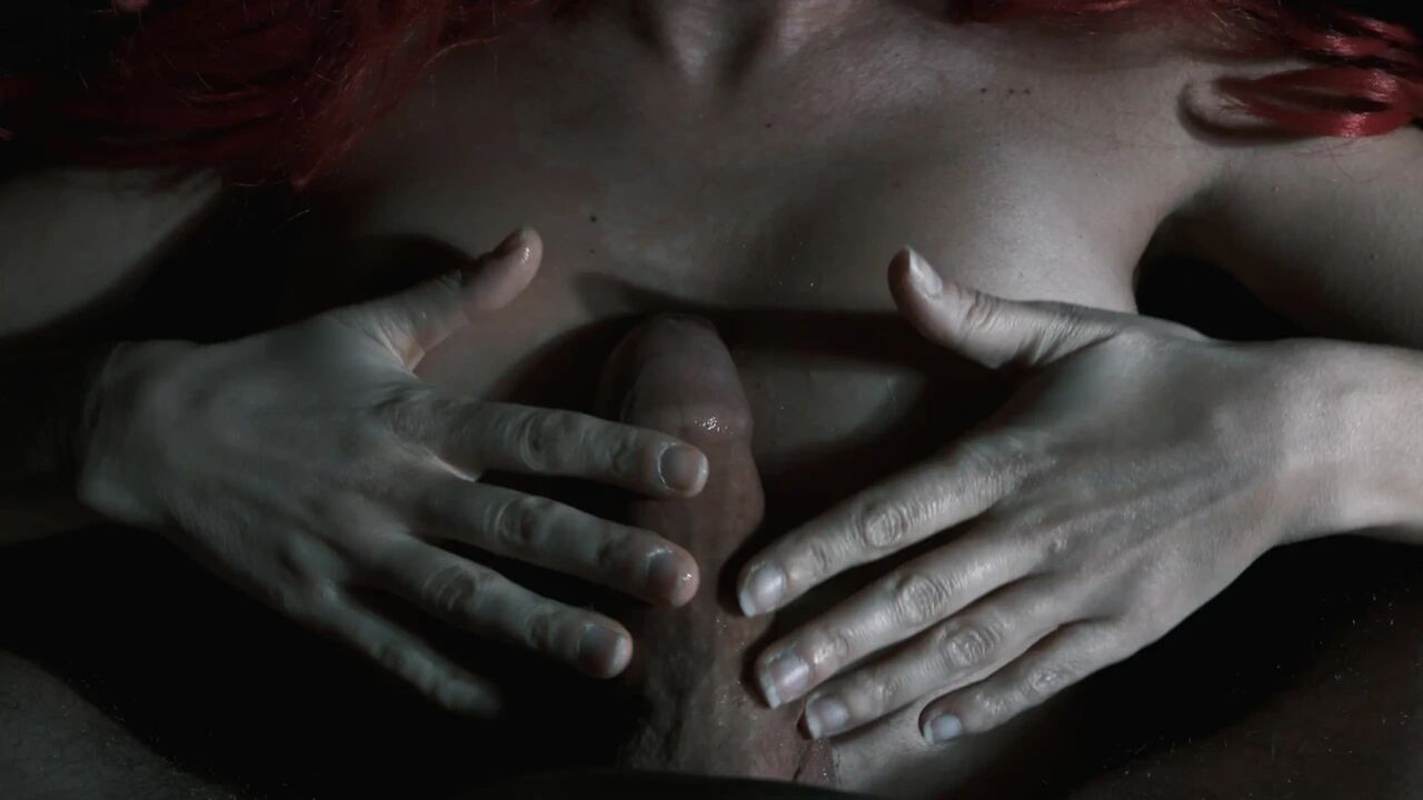 He Fucks My Tits and Cums on My Neck