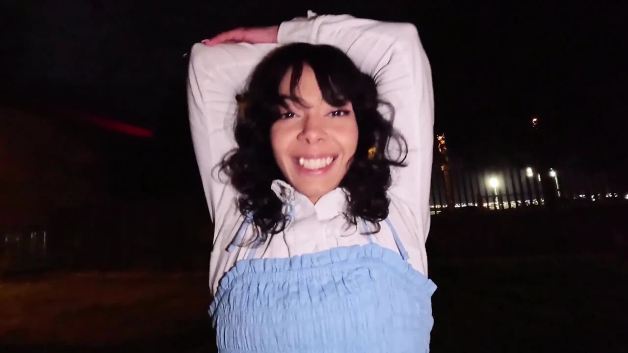 Sneaky Motorcycle Fuck Creampie Cindy Luna Petite