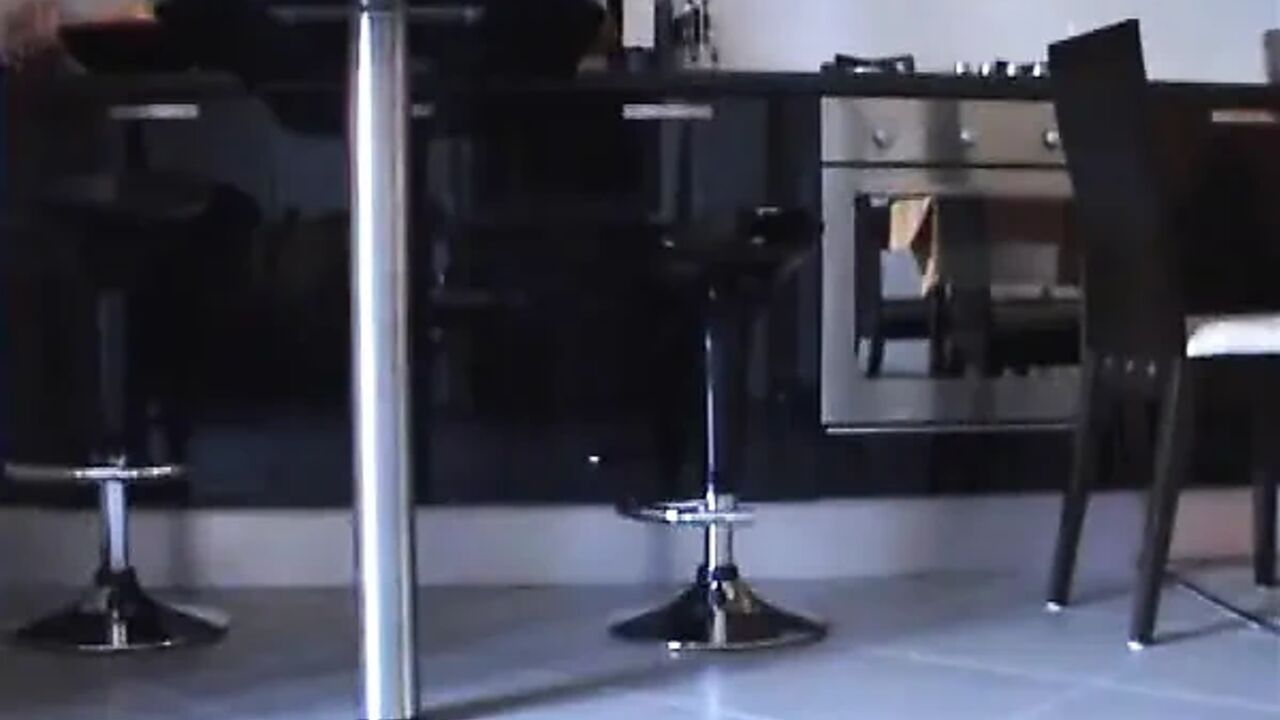 Shoeplay in Black Pantyhose and Pink Pumps