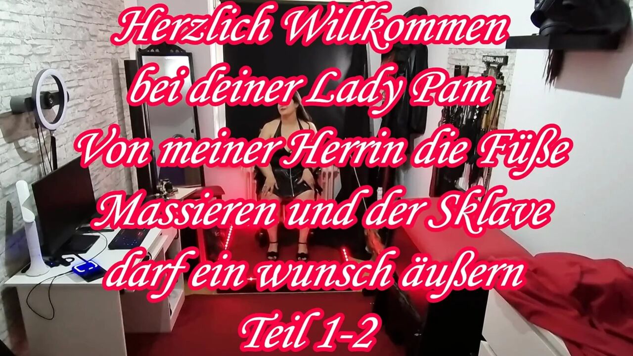 My Mistress Massages My Feet and the Slave Can Express a Wish Part 1-2.