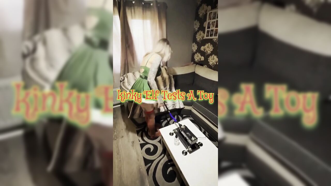 Kinky Elf Tests a Toy