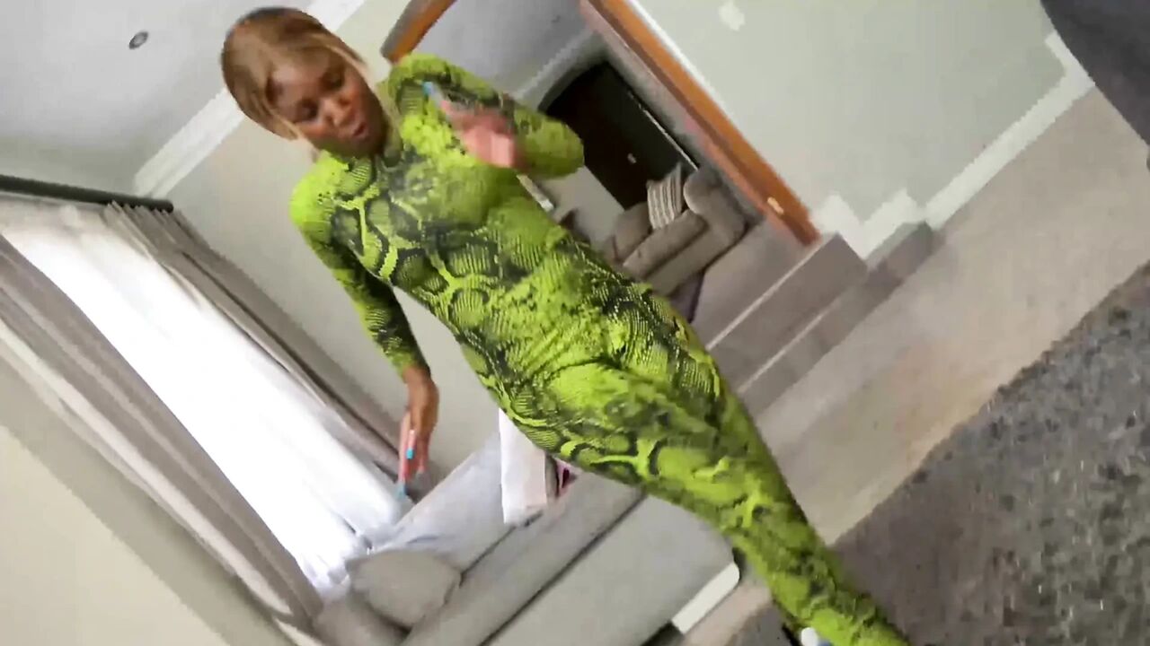 Amateur Big Tits Ebony Teen Pussy Stretched By Big White Cock POV