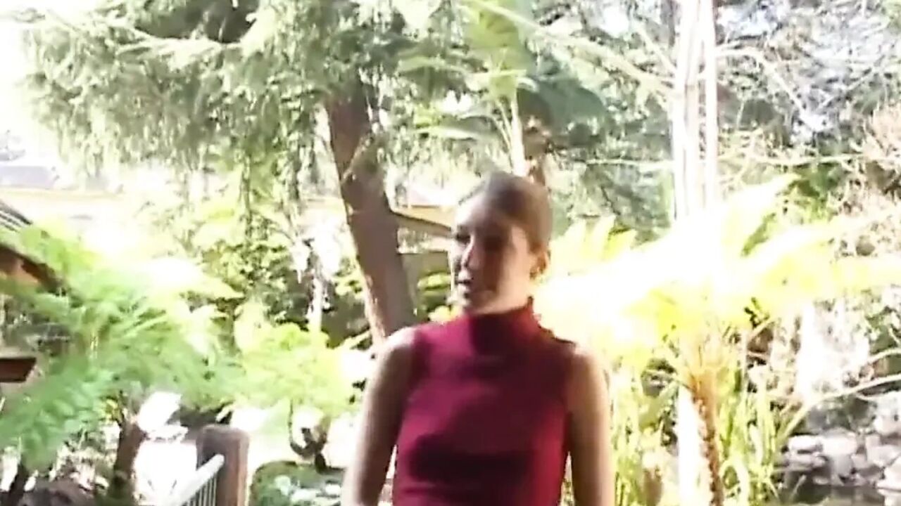 Sexy petite double penetrated anal party