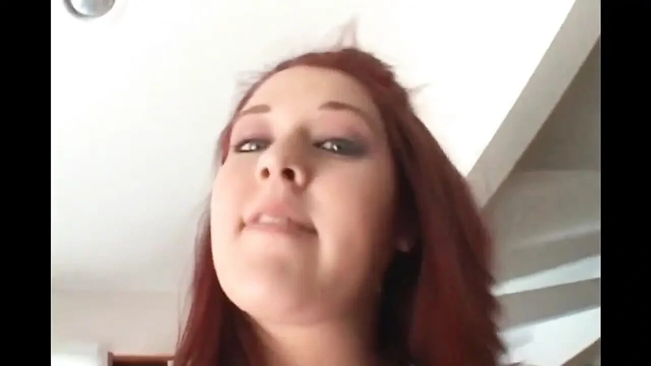 Redhead naughty has always dreamed about black thick meat in her cunt