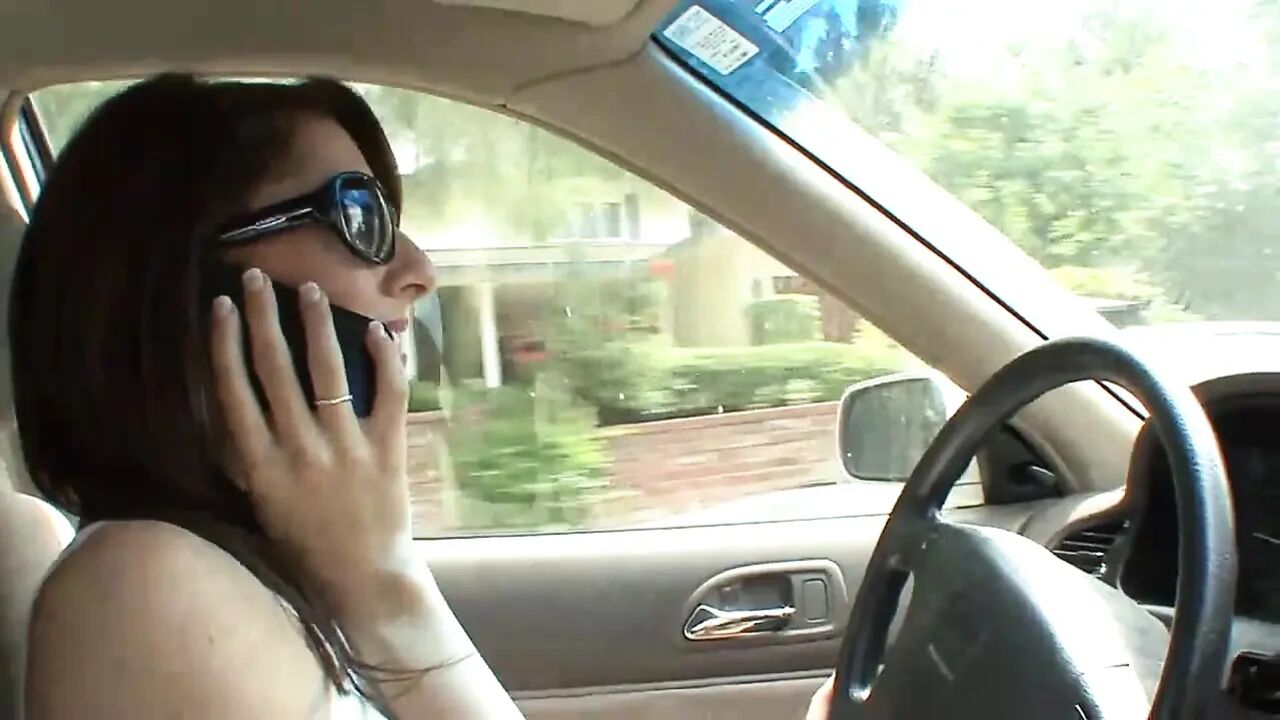 A thick cock for the brunette slut
