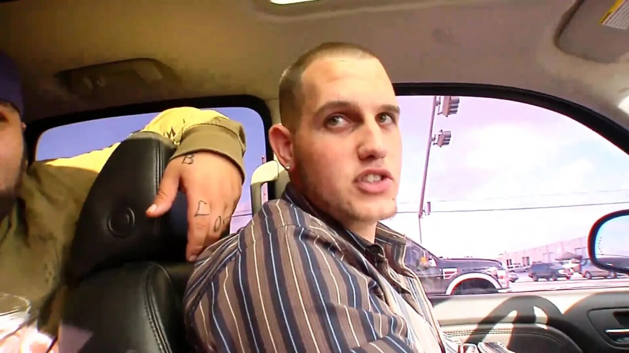 Hot blonde hitchhiker gets a ride and a good fuck
