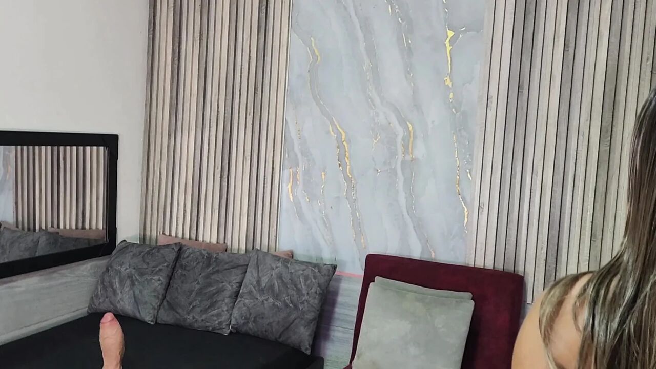 A big fat dildo fuck