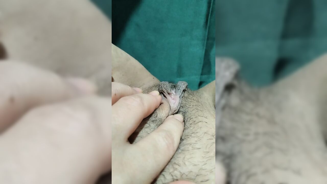 with mustaches she did