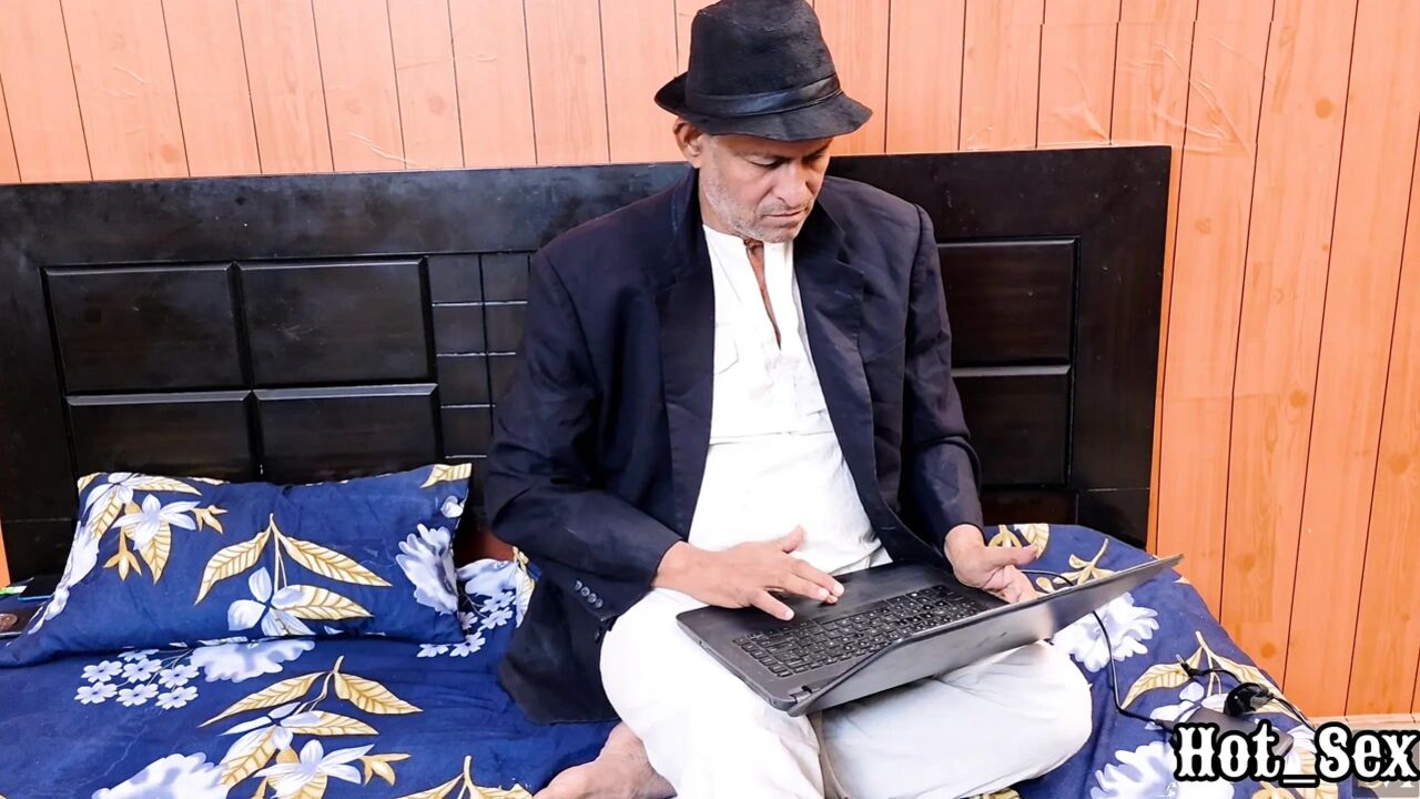 Indian Desi Old Man making Hardcore Love with His Staff