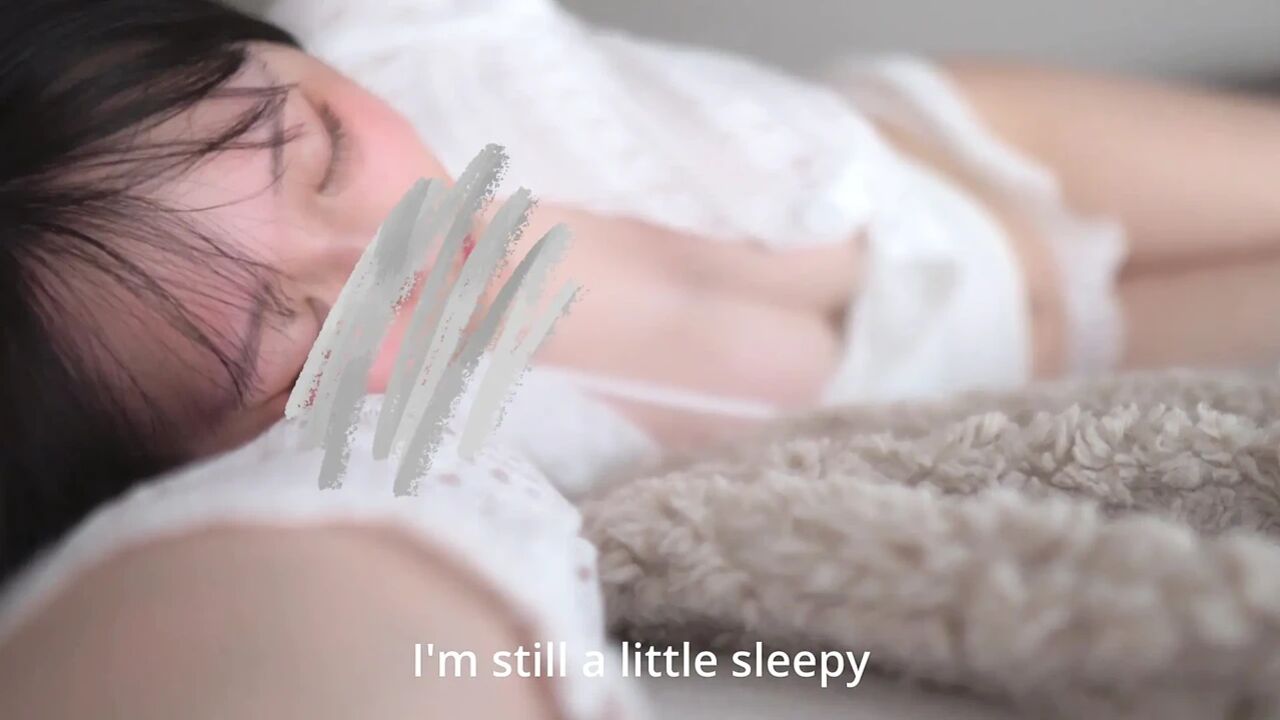 Homemade video. Morning mutual fap with Japanese girlfriend.