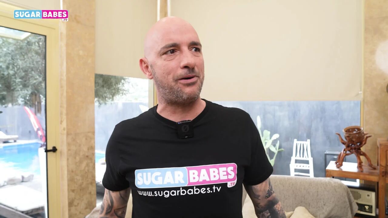 Maria Charitomeni and her first porn casting on SUGARBABESTV
