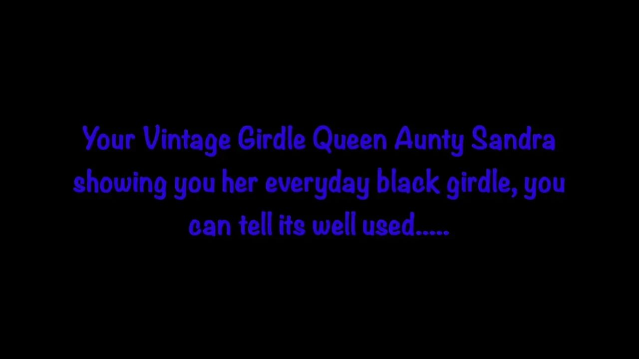Aunty Sandra Wearing Her Everyday Girdle