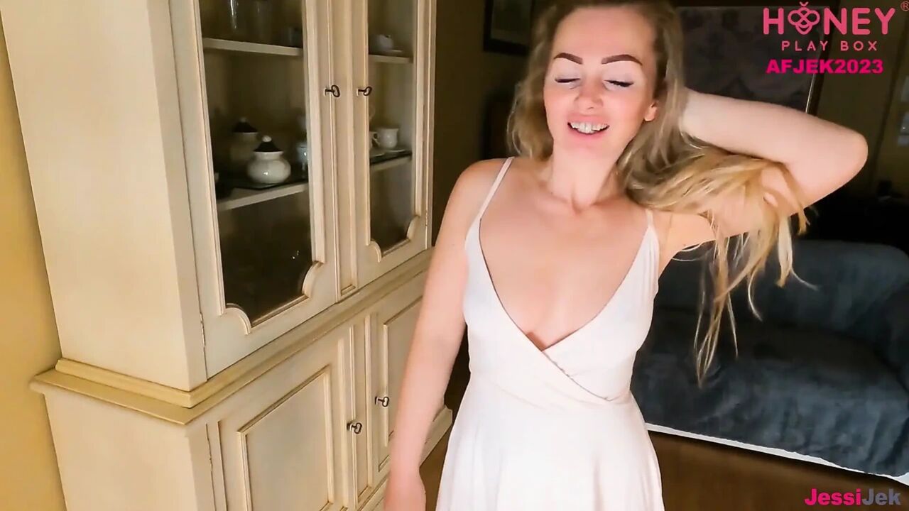 Neighbor Find My Sex Toys Double Fuck Me and Cum Twice in My Ass Jessijek