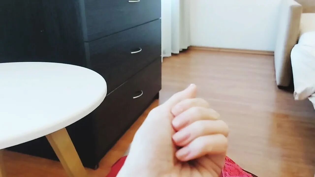 Extremely Hairy Pussy, POV Masturbation, Fingering, Big Labia, Orgasm with Moans
