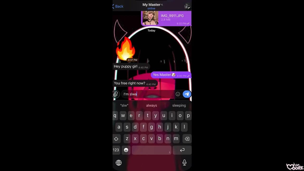 Good girl masturbating her holes for her Master