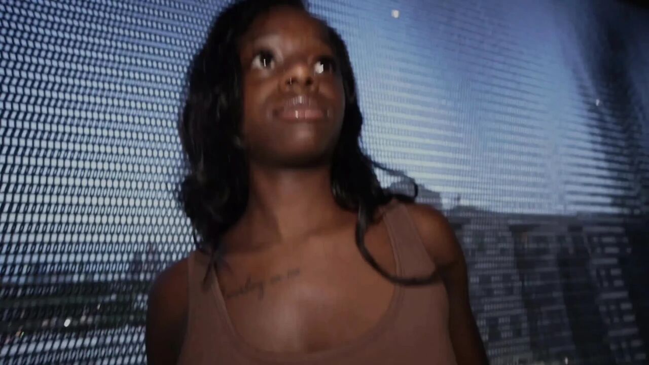 Ebony Gets Fucked by Random Man in Parking Lot
