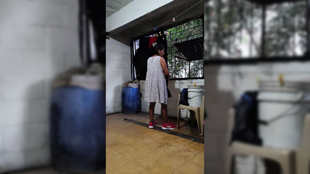 Stepmother Washing Clothes