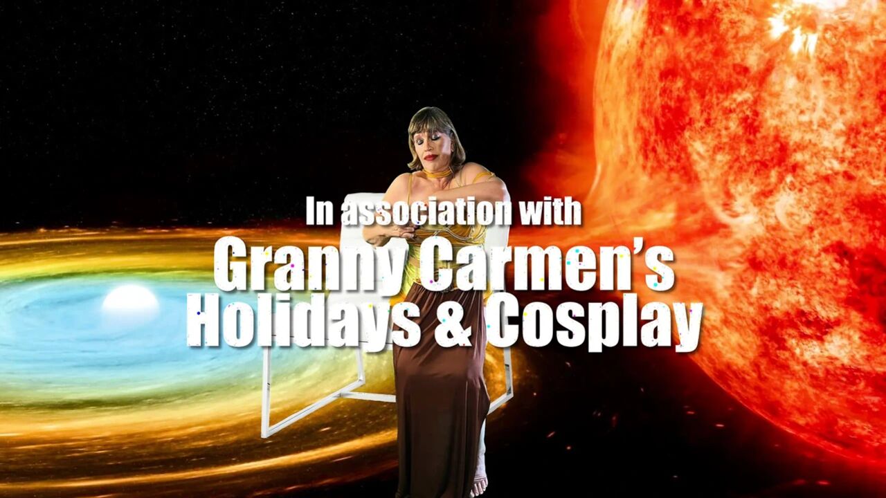 Granny Carmen's Slave Princess Leia's Darth Vader Fantasy Fuck & Creampie! 72125CAMS126M