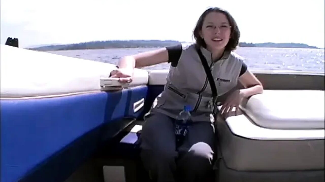 Vintage 90's boat sluts in a hot outdoor threesome
