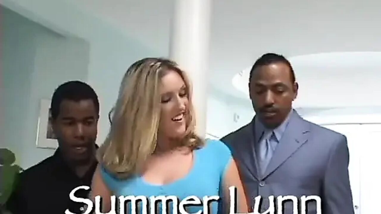 Summer Lynn and Two Big Black Cocks in Every Hole