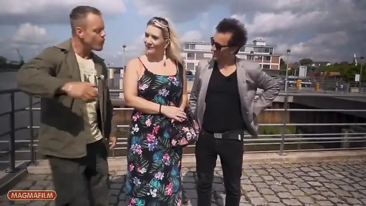 Conny and Bodo Have Discovered Land... Blonde and Big-breasted!