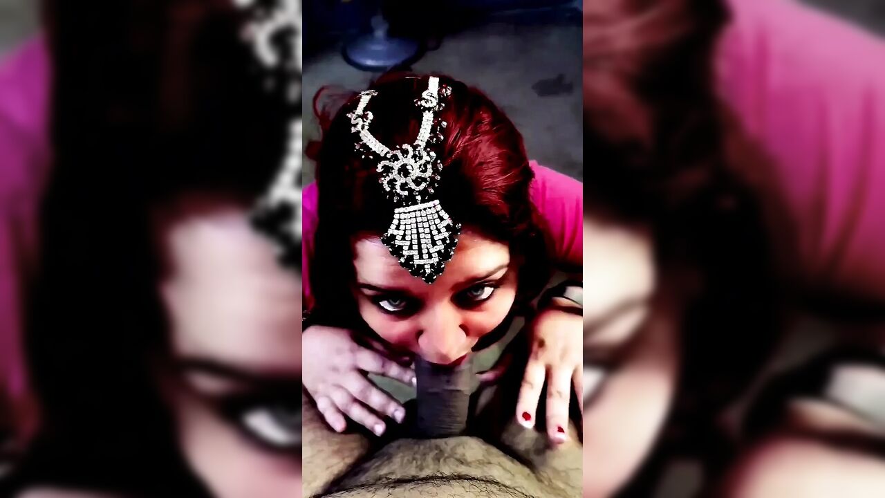 Indian Bengali Beautiful Blue Eyes wife with office boss