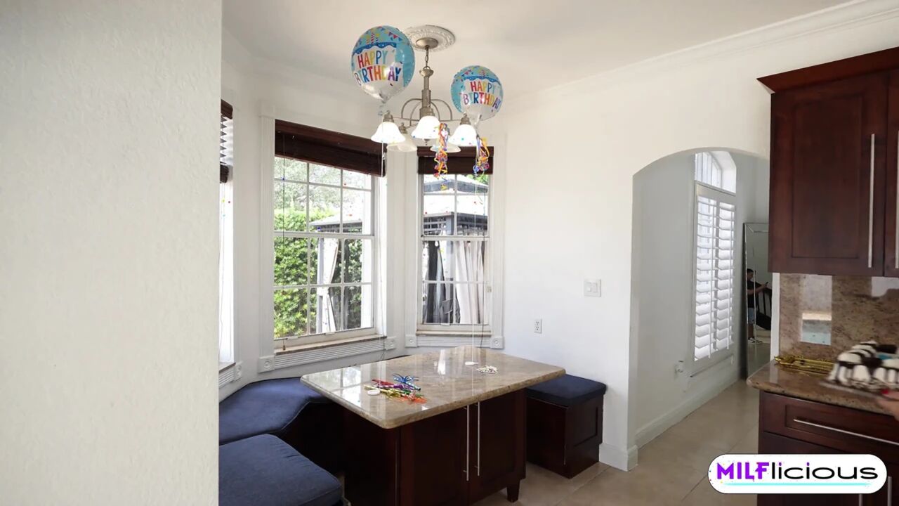 My Stepmom Gave Me Birthday Cakes W/ Blonde Babe Elana Bunz