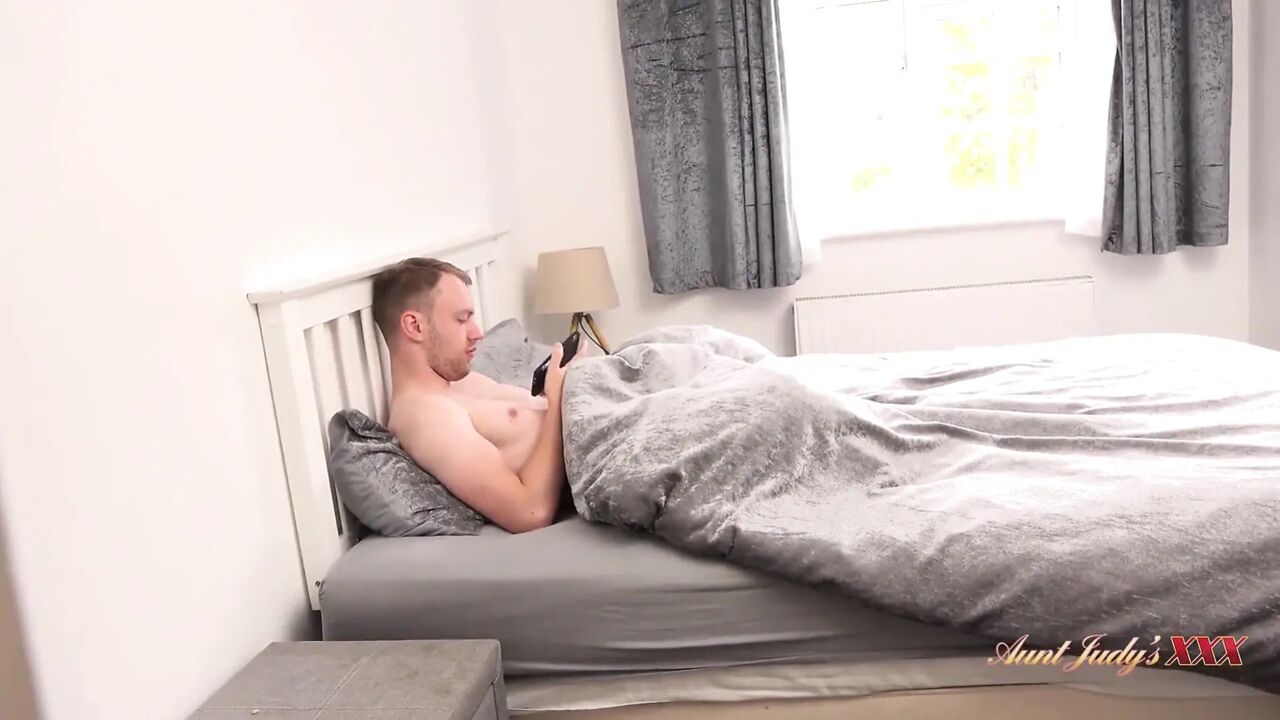 Mature BBW Stepmom Star catches her Stepson watching Porn again