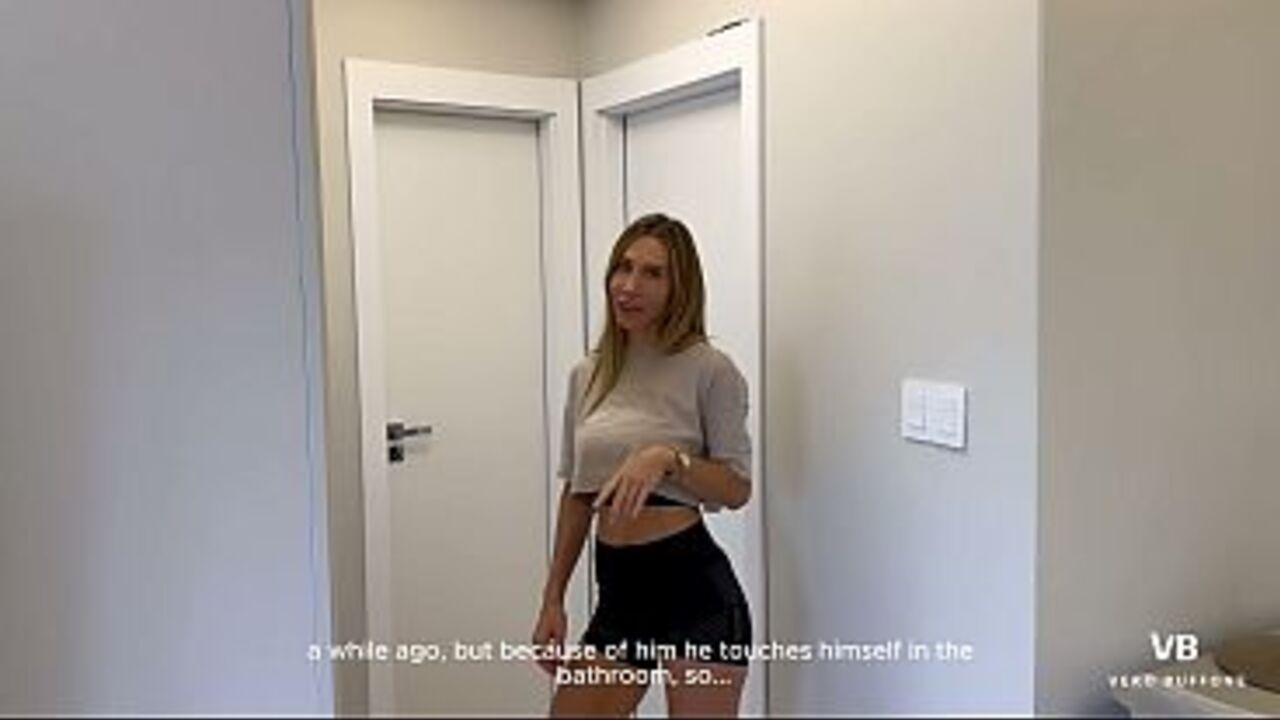 While my step brother was taking a bath, I fucked his friend in the next room