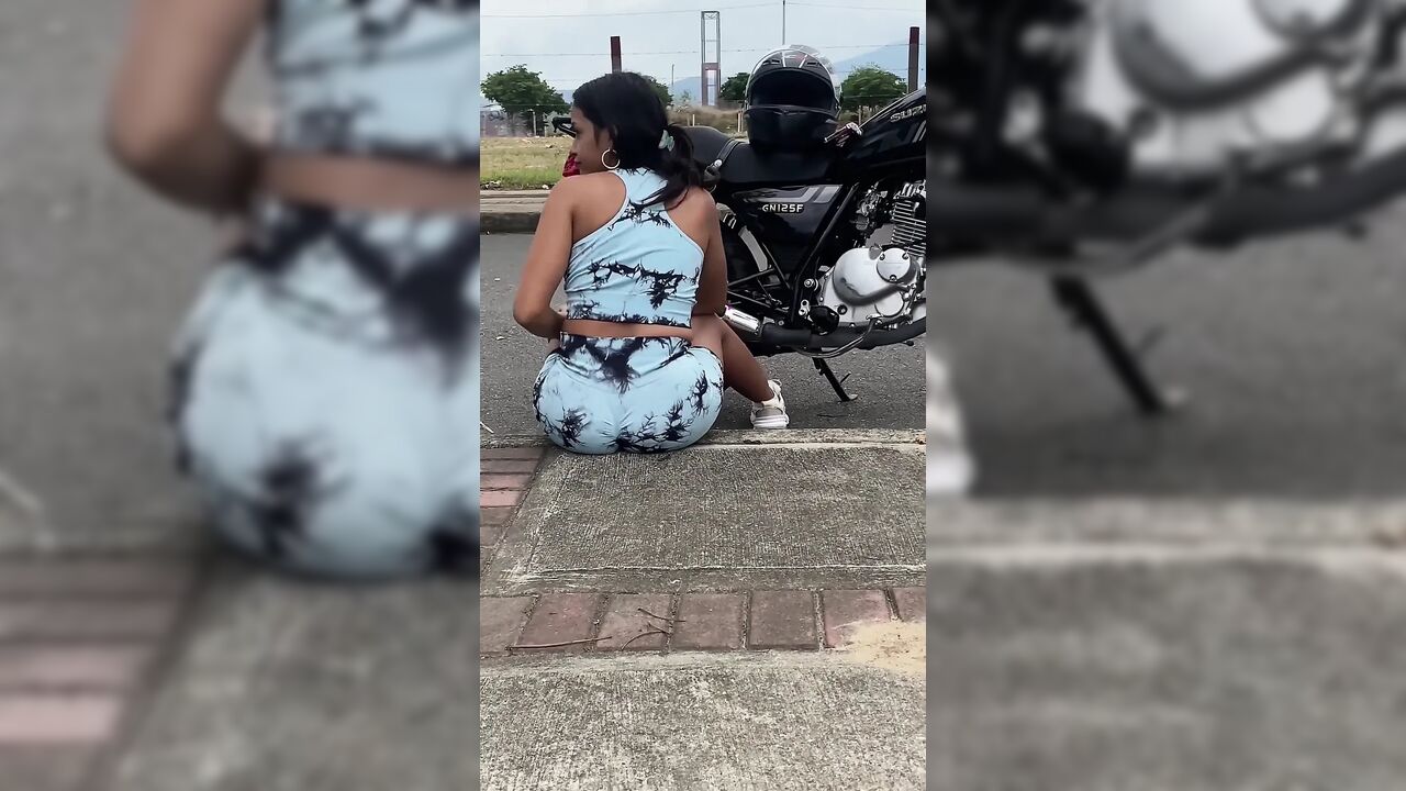 After Riding a Motorcycle I Ride and Get the Milk