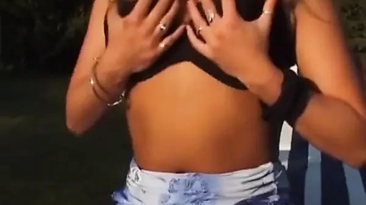 Watch This Perfect German Babe Have Outdoor Fun with Her Perfect Pussy