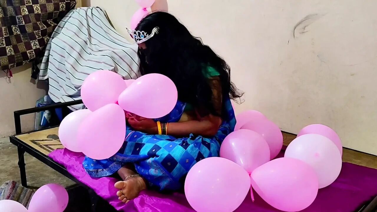 Indian Housewife on Her Birthday