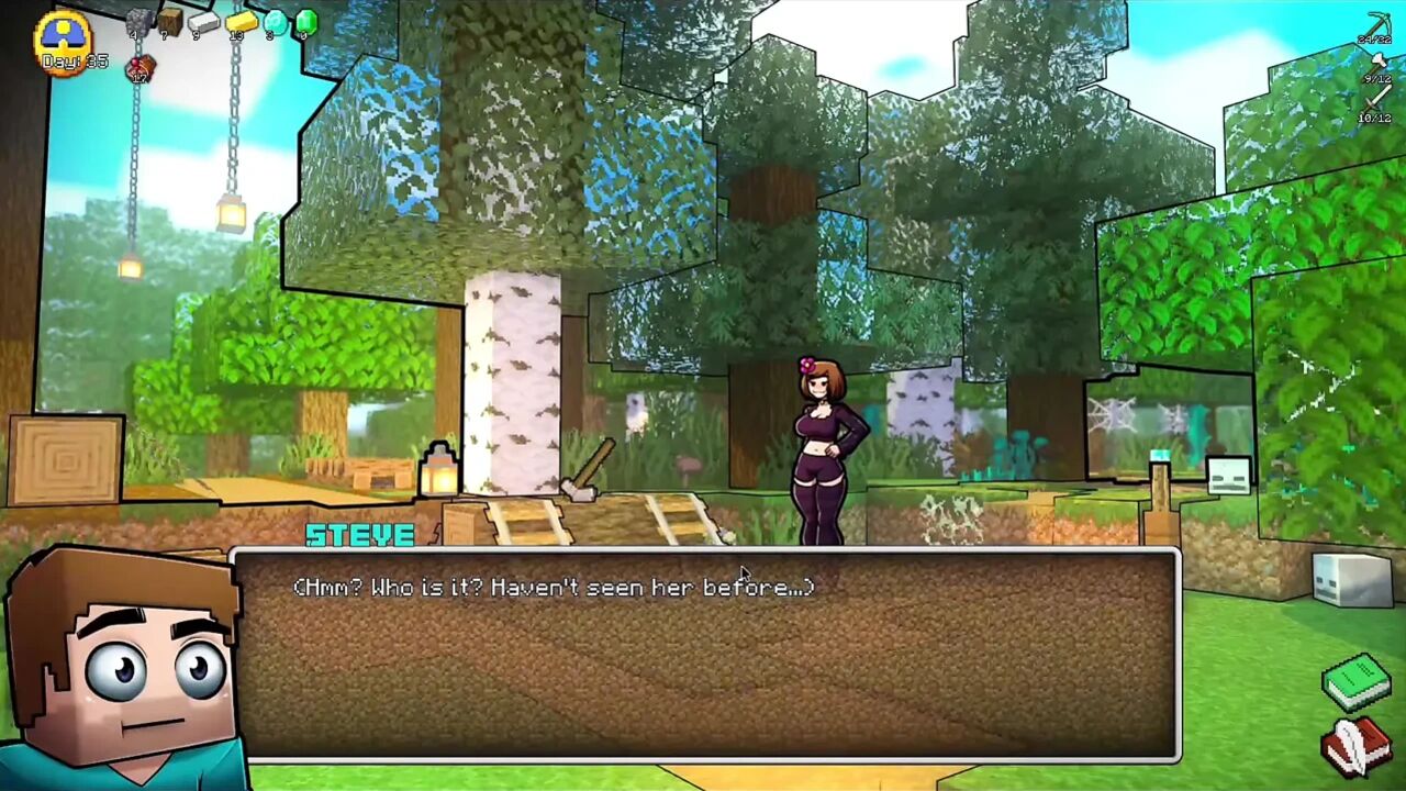 HornyCraft Minecraft Parody - Steve Gets Sloppy Handjob from Jenny for a Diamond